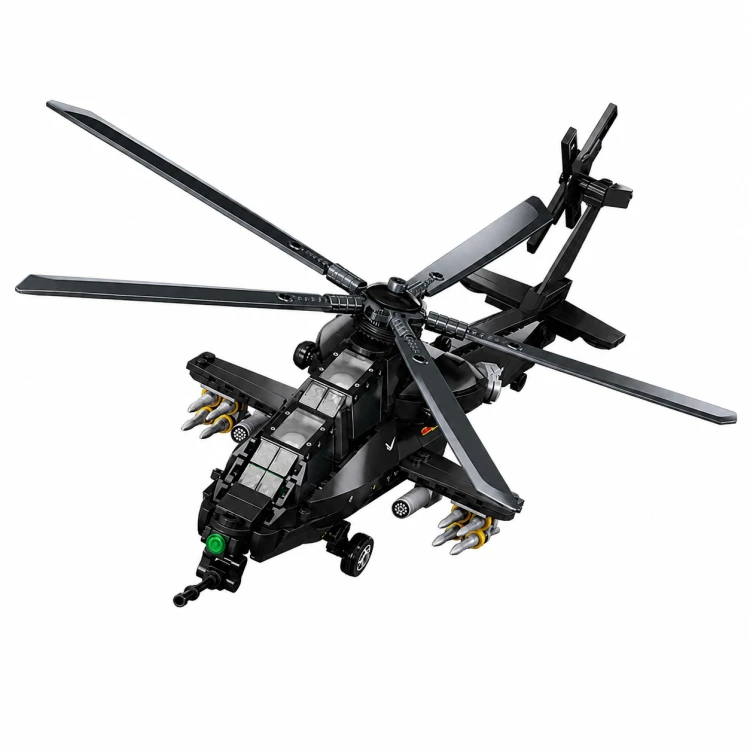 Klocki Sluban WZ-10S helikopter szturmowy śmigłowiec Armia 419 el na prezent