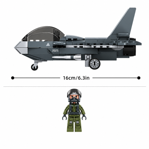Klocki Sluban Myśliwiec J20BS Stealth Fighter 1:55 samolot 152 el dla dzieci 6+