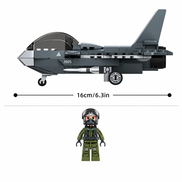 Klocki Sluban Myśliwiec J20BS Stealth Fighter 1:55 samolot 152 el dla dzieci 6+