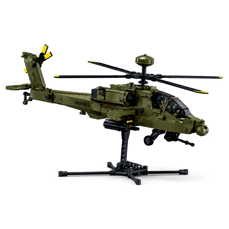Klocki Sluban AH-64 Apache helikopter śmigłowiec wojskowy 1:35 734 el
