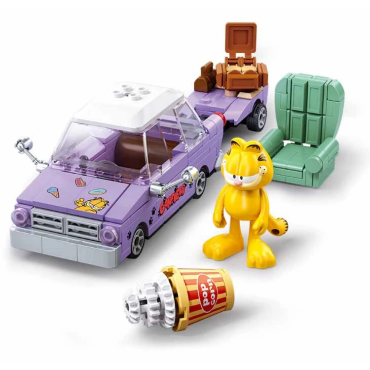 Klocki Sluban Garfield z figurką 218 el zestaw konstrukcyjny dla dzieci 6+
