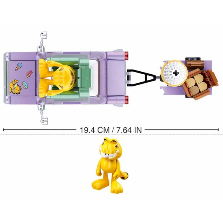Klocki Sluban Garfield z figurką 218 el zestaw konstrukcyjny dla dzieci 6+