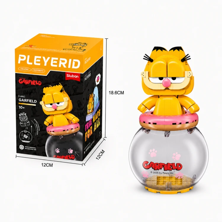 Klocki Sluban Garfield kot 216 el zestaw konstrukcyjny dla dzieci na prezent