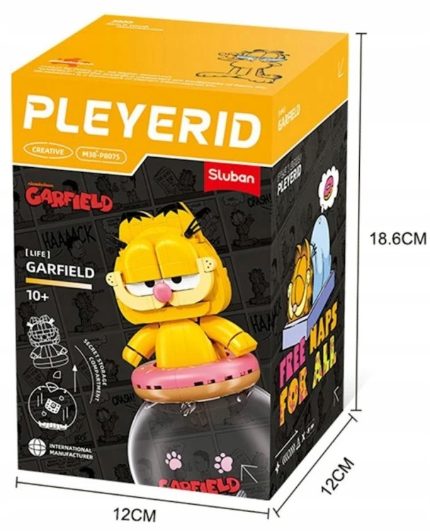 Klocki Sluban Garfield kot 216 el zestaw konstrukcyjny dla dzieci na prezent