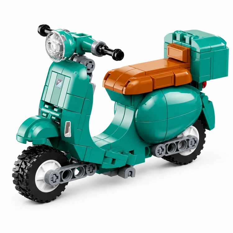 Klocki Sluban skuter Vespa Model Bricks 1:12 161 el motocykl dla dzieci