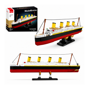 Klocki Sluban Titanic 1:700 statek transatlantyk 376 el 38,5 cm na prezent