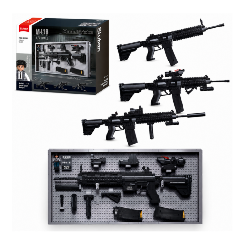 Klocki Sluban M416 Sniper karabin snajperski 1:2 1086 el model dla dzieci