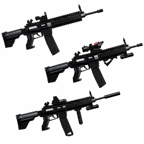 Klocki Sluban M416 Sniper karabin snajperski 1:2 1086 el model dla dzieci