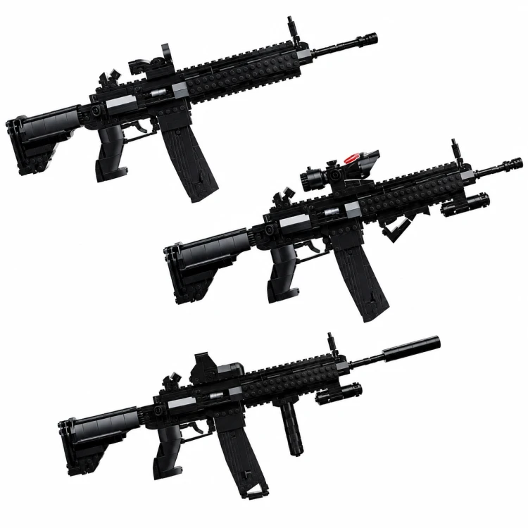 Klocki Sluban M416 Sniper karabin snajperski 1:2 1086 el model dla dzieci
