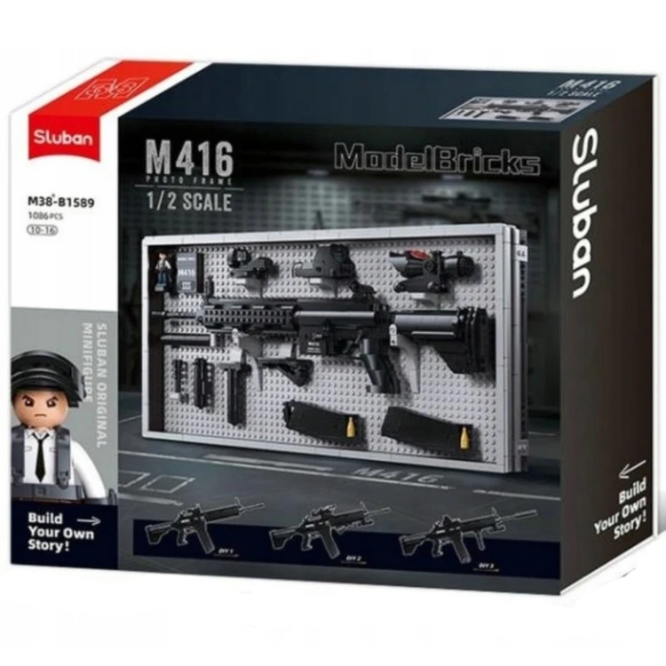 Klocki Sluban M416 Sniper karabin snajperski 1:2 1086 el model dla dzieci