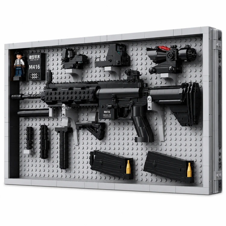 Klocki Sluban M416 Sniper karabin snajperski 1:2 1086 el model dla dzieci