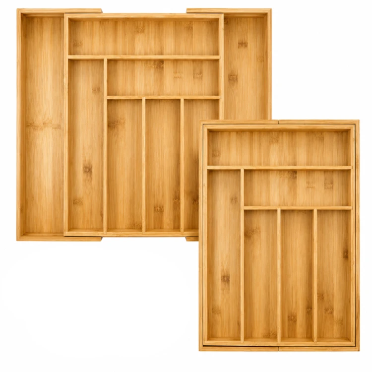 Wkład do szuflady Berretti 52x43x6 cm organizer na sztućce rozsuwany dom
