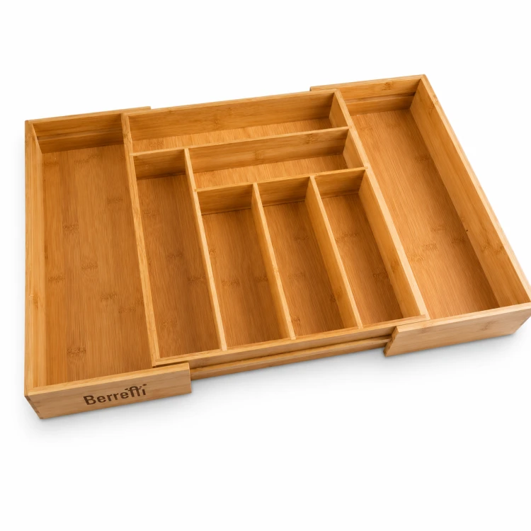 Wkład do szuflady Berretti 52x43x6 cm organizer na sztućce rozsuwany dom