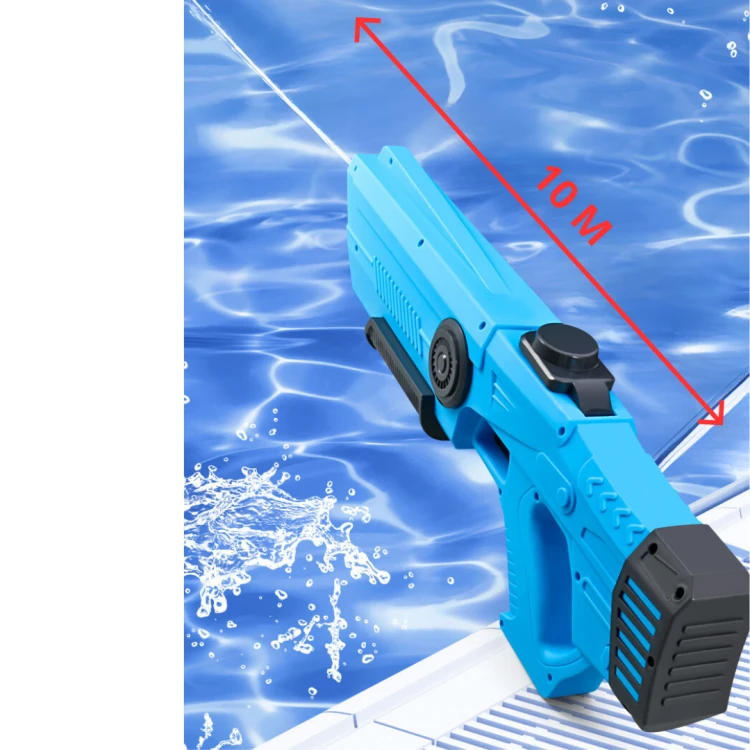 Duży pistolet na wodę elektryczny 50 cm miotacz dla dzieci prezent ogród