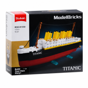 Klocki Sluban Titanic 195 el statek pasażerski model do składania prezent