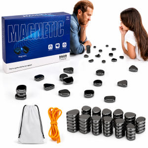 Magnetyczne szachy gra kamienie magnetyczne 30 sztuk edukacyjny zestaw