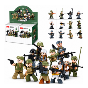 Klocki Sluban Army B1307 figurki żołnierze saszetka niespodzianka prezent