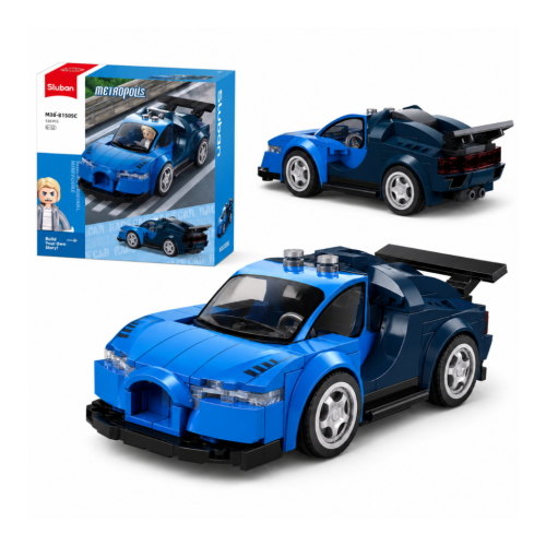 Klocki Sluban Bugatti 120 el samochód sportowy auto model dla dzieci