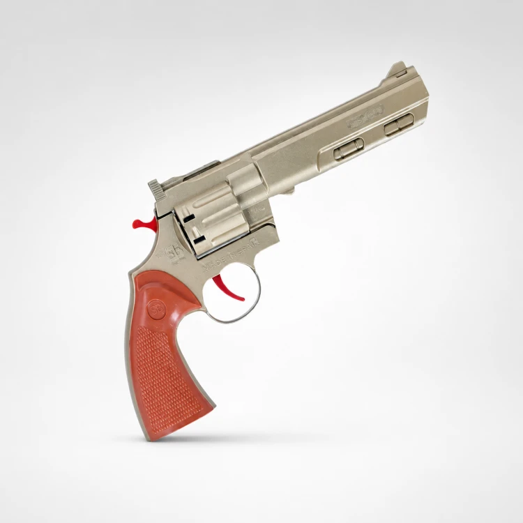 Rewolwer na kapiszony pistolet hukowy 27 cm kowbojski zabawka dla dzieci