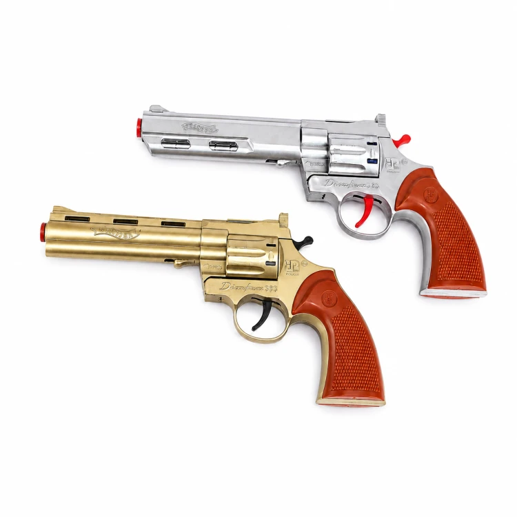 Rewolwer na kapiszony pistolet hukowy 27 cm kowbojski zabawka dla dzieci
