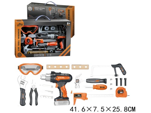 Zestaw narzędzi majsterkowicza wiertarka dla dzieci warsztat DIY prezent