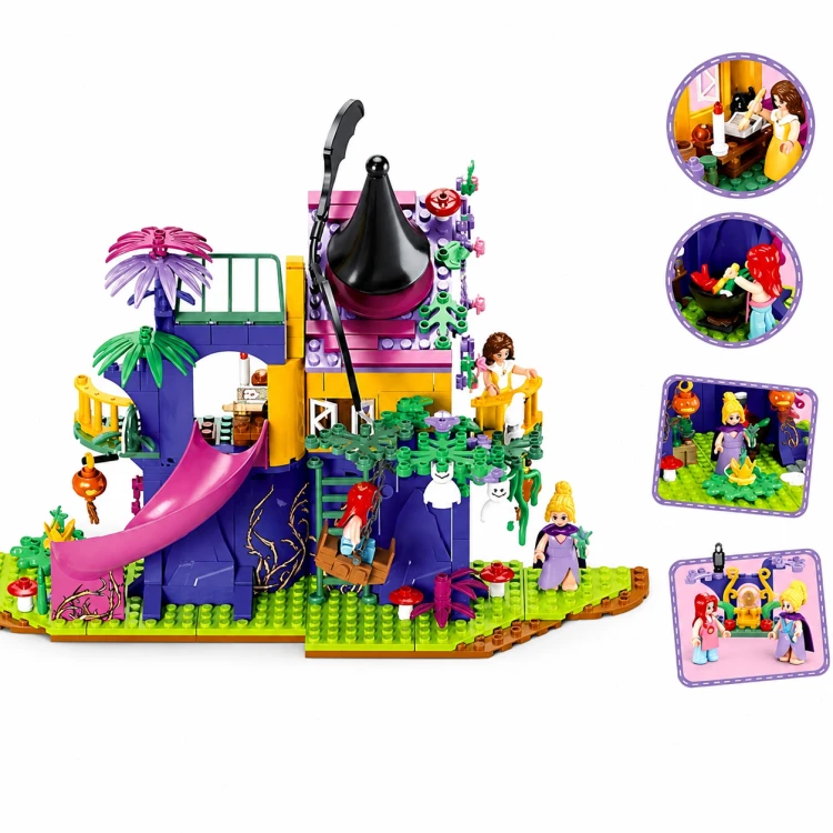 Klocki Sluban Girl's Dream 435 el domek wiedźmy park tematyczny dla dzieci