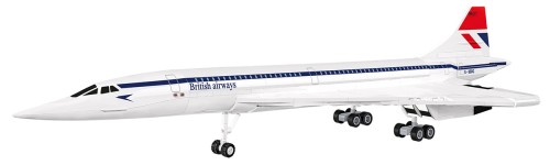 Klocki COBI 1689 Samolot Concorde G-BBDG HISTORICAL COLLECTION 518 el.