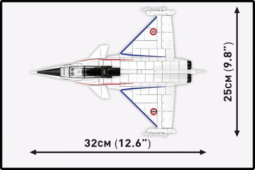 Klocki COBI 5931 Samolot Myśliwiec  RAFALE A ARMED FORCES 453 el.
