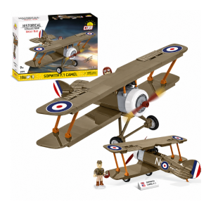 Klocki COBI 2999 Samolot Myśliwiec GREAT WAR - Sopwith F.1 Camel HISTRICAL COLLECTION 186 el.