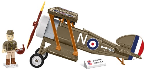 Klocki COBI 2999 Samolot Myśliwiec GREAT WAR - Sopwith F.1 Camel HISTRICAL COLLECTION 186 el.