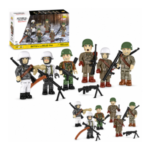 Klocki COBI 24577 Figurki Bitwa o Ardeny HISTORICAL COLLECTION WWII 77 el.