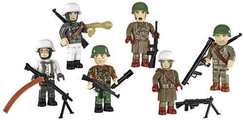 Klocki COBI 24577 Figurki Bitwa o Ardeny HISTORICAL COLLECTION WWII 77 el.