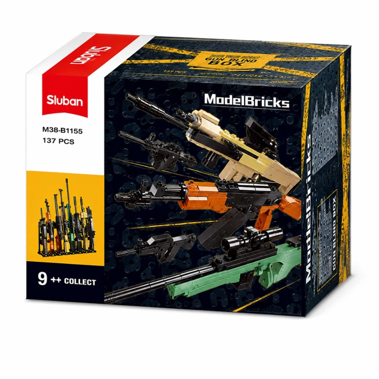 Klocki Sluban ModelBricks Broń Wojskowa Akcesoria Figurki Zestaw na PREZENT