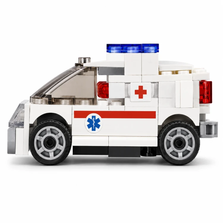 Klocki Sluban M38-B0916F PowerBricks Ambulans Karetka Pull Back 54 el. Auto Ratunkowe