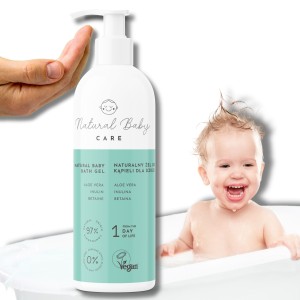 Naturalny Hipoalergiczny Żel do Kąpieli dla Niemowląt i Dzieci Premium 200 ml