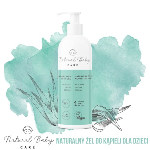 Naturalny Hipoalergiczny Żel do Kąpieli dla Niemowląt i Dzieci Premium 200 ml