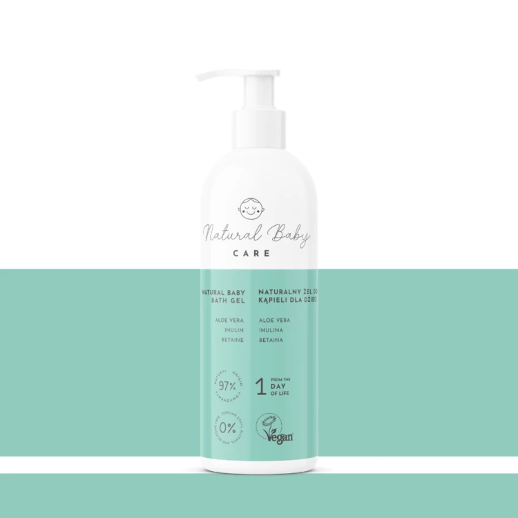 Naturalny Hipoalergiczny Żel do Kąpieli dla Niemowląt i Dzieci Premium 200 ml