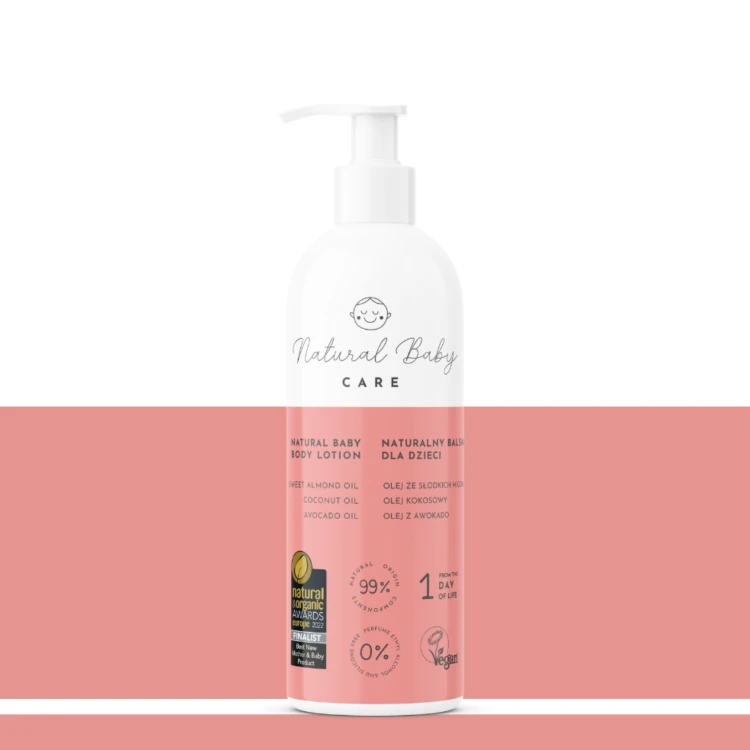 Bezzapachowy Balsam do Ciała dla Dzieci z Olejem Migdałowym Premium 200 ml