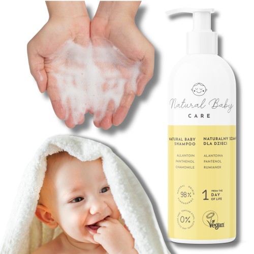 Naturalny Szampon dla Niemowląt i Dzieci na Ciemieniuchę i AZS Wegański 200ml