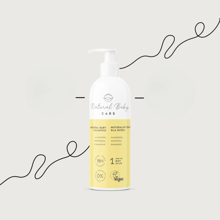 Naturalny Szampon dla Niemowląt i Dzieci na Ciemieniuchę i AZS Wegański 200ml