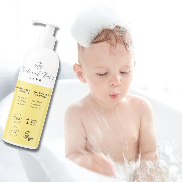 Naturalny Szampon dla Niemowląt i Dzieci na Ciemieniuchę i AZS Wegański 200ml