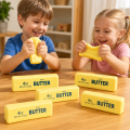 Gniotek antystresowy Squishy kostka masła Salted Butter pachnący ASMR ADHD