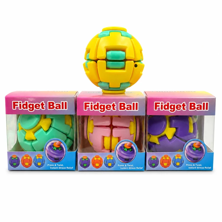 Spinner Antystresowy Kula 3D Rozkładana Zabawka Sensoryczna Fidget Ball Dzieci