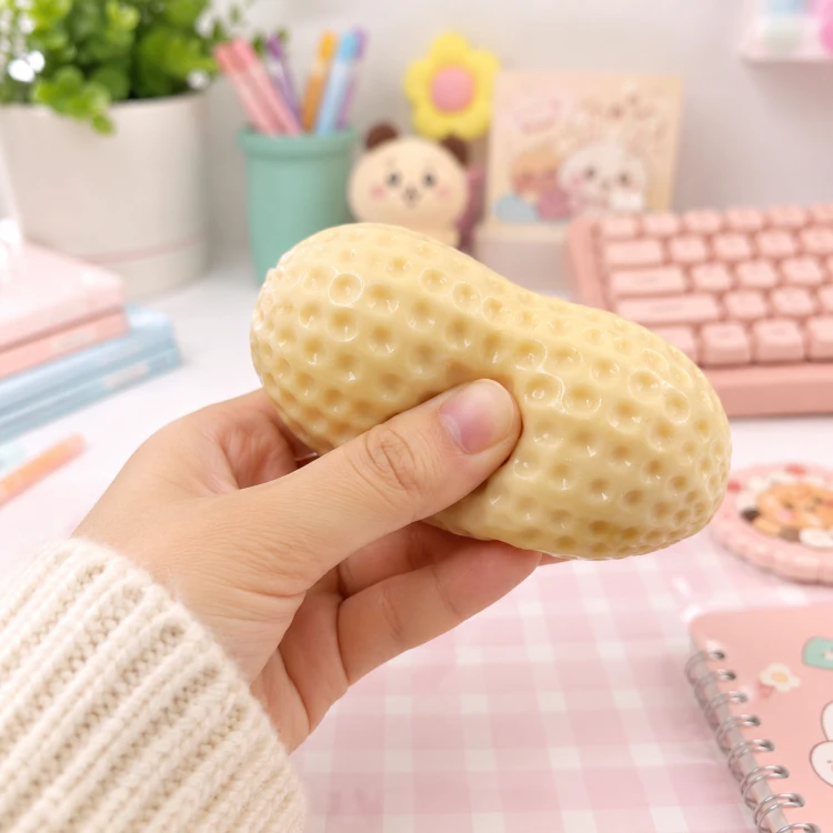 Gniotek Orzeszek Fistaszek Squishy Antystresowy Miękki Elastyczny Pachnący