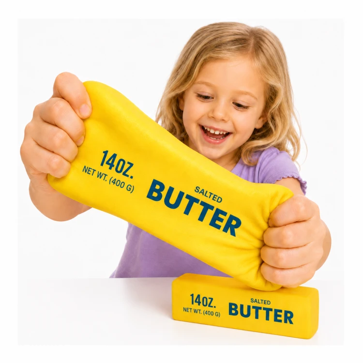 Gniotek antystresowy Squishy Masło XXL Butter pachnący ASMR 23 cm zabawka