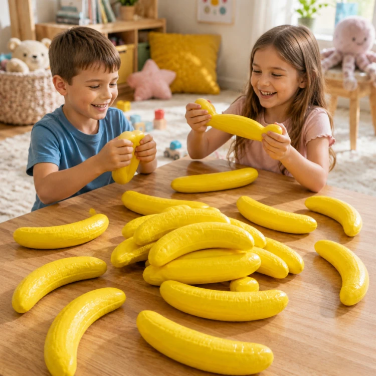 Gniotek Banan 13 cm Squishy Rozciągliwy Antystresowy Sensoryczny dla Dzieci
