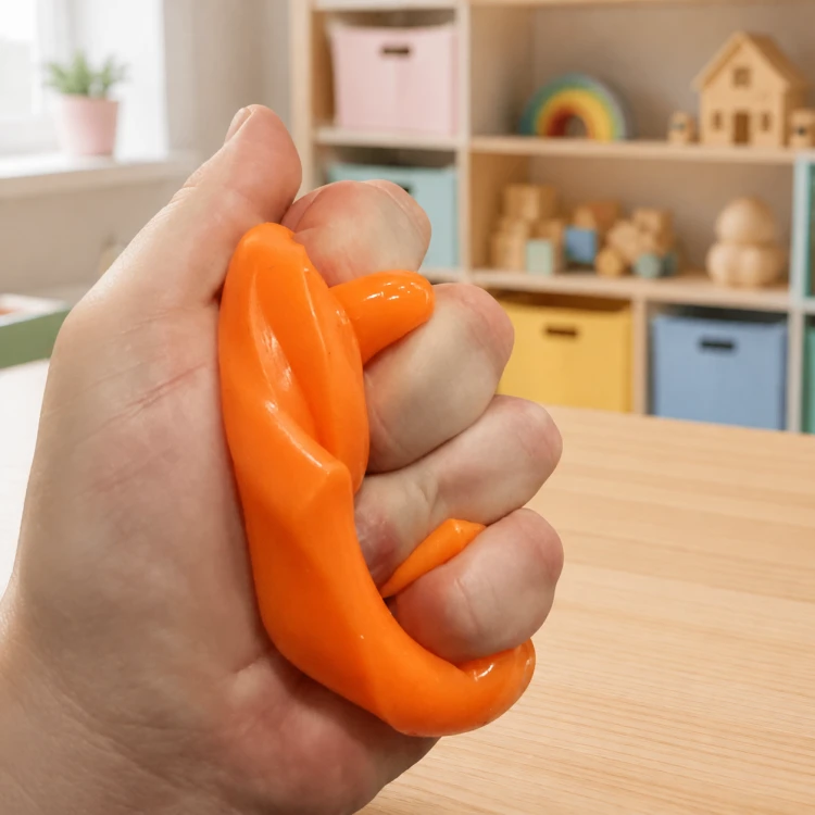 Gniotek 67 Żelowy 7 cm Miękki Antystresowy Sensoryczny do Ściskania Dzieci