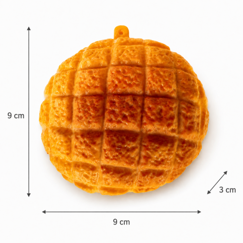 Gniotek Ciasto Crunchy Drożdżówka Gumowy Antystresowy do Ściskania Zabawka