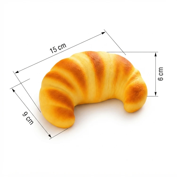 Gniotek antystresowy croissant rogal Squishy do ściskania