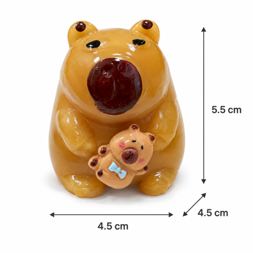Gniotek Kapibara Żelowa 5.5 cm Antystresowy Sensoryczny do Ściskania Dzieci